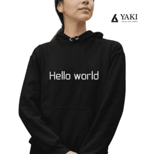 Hello world hoodie for female